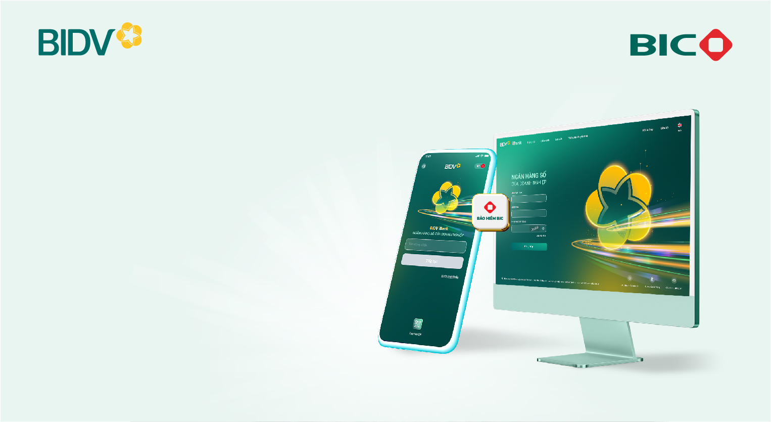Ưu đãi giảm tới 25% phí mua bảo hiểm BIC trên ngân hàng số BIDV iBank