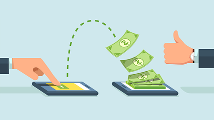 Ngân hàng điện tử giúp các giao dịch thanh toán diễn ra chỉ trong tích tắc