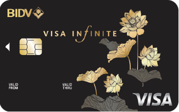 Thẻ BIDV Visa Infinite là thẻ tín dụng có hạn mức cao nhất dành cho khách hàng cá nhân